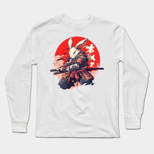 rabbit samurai Long Sleeve T-Shirt